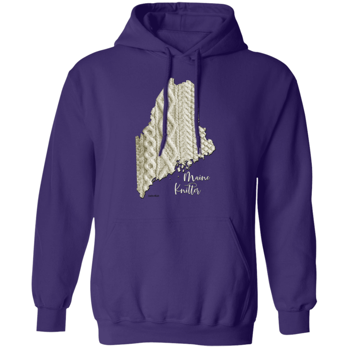 Maine Knitter Pullover Hoodie