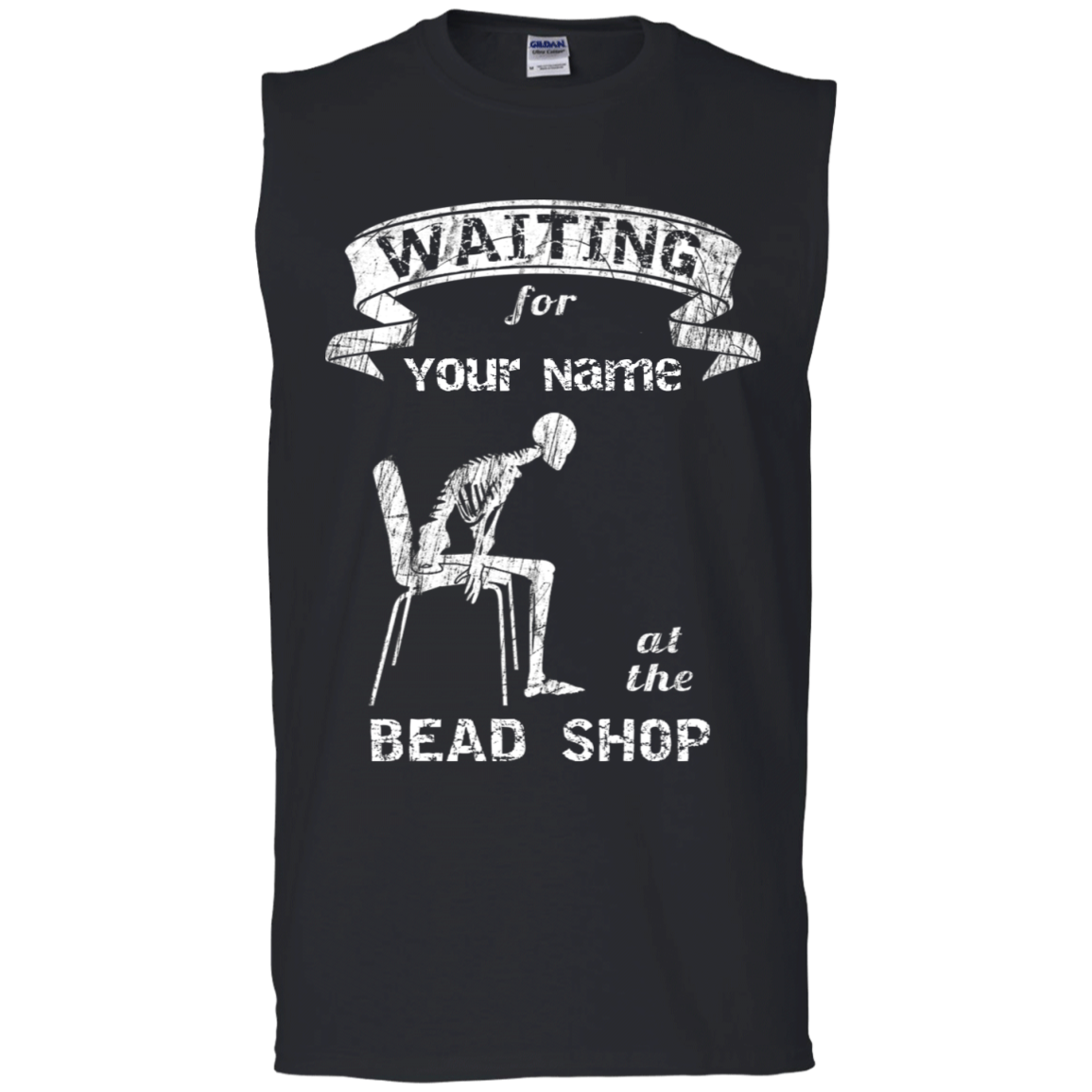 Waiting at the Bead Shop - Personalized Unisex T-Shirts
