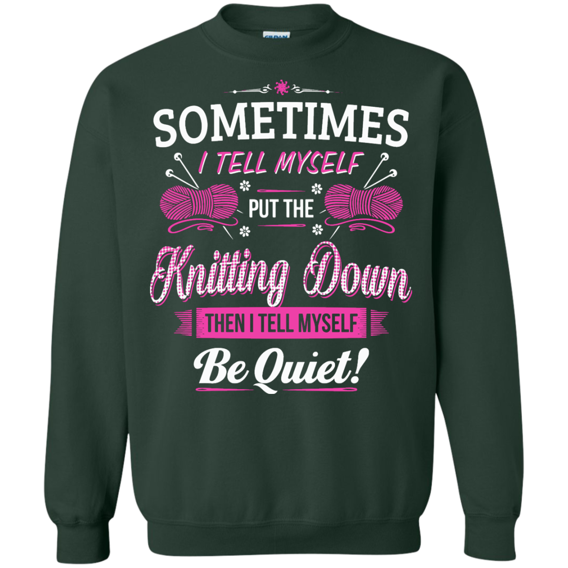 Put the Knitting Down Crewneck Sweatshirts - Crafter4Life - 5