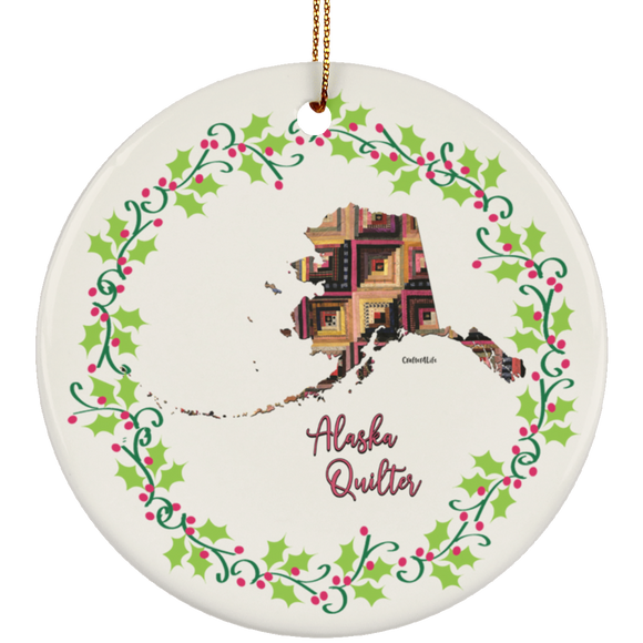 Alaska Quilter Ornament