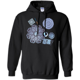 Crochet Collage Pullover Hoodie