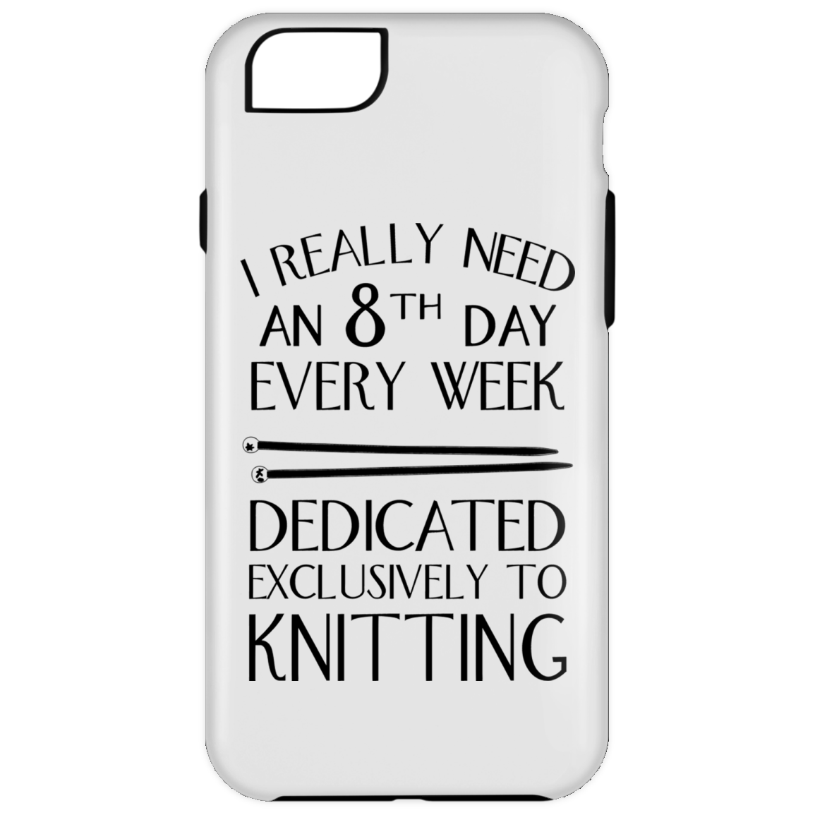8th Day For Knitting iPhone Cases