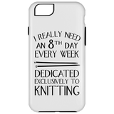 8th Day For Knitting iPhone Cases