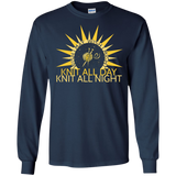 Wish I May Knit LS Ultra Cotton T-shirt
