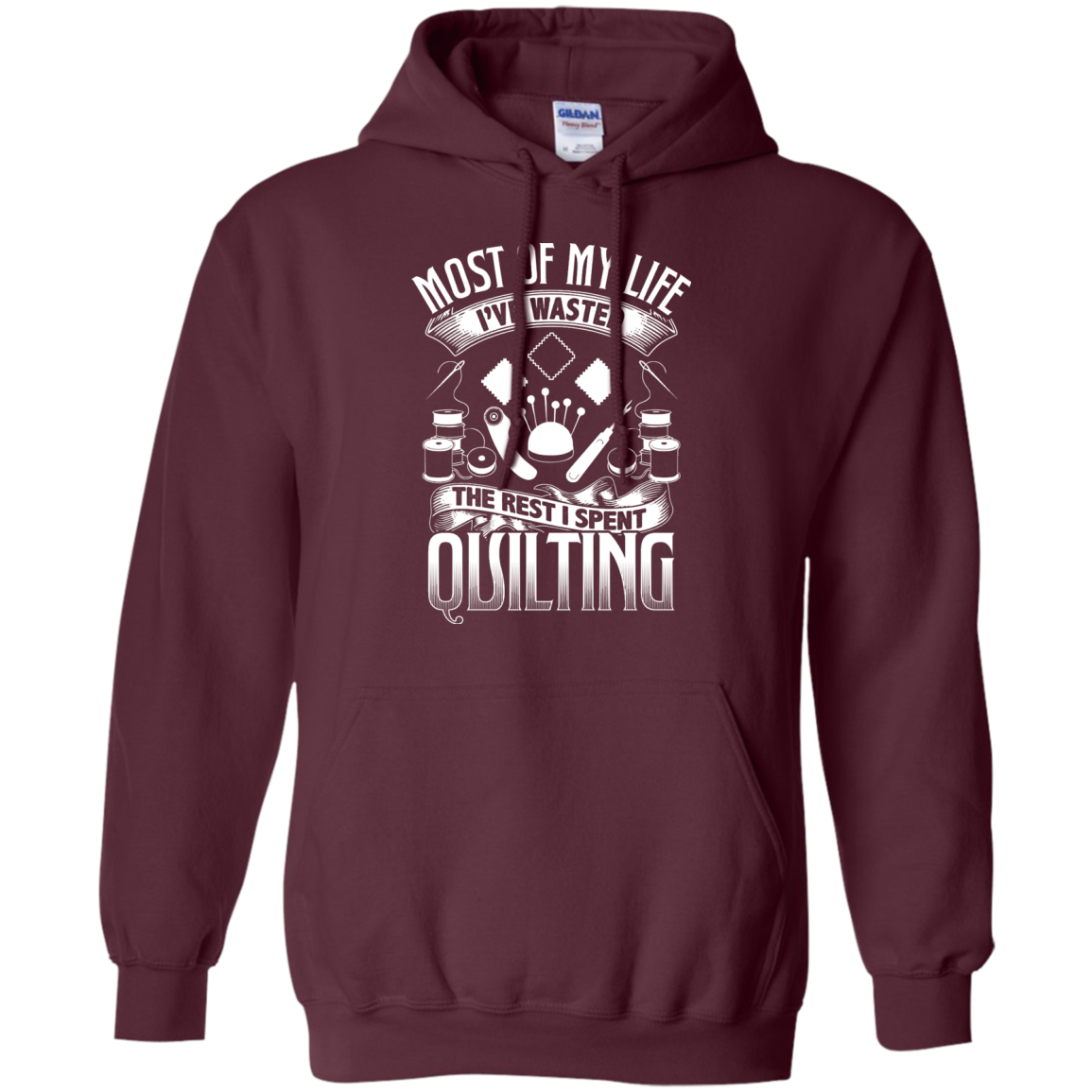 Most of My Life (Quilting) Pullover Hoodies - Crafter4Life - 9