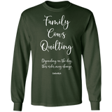 Family-Cows-Quilting LS Ultra Cotton T-Shirt