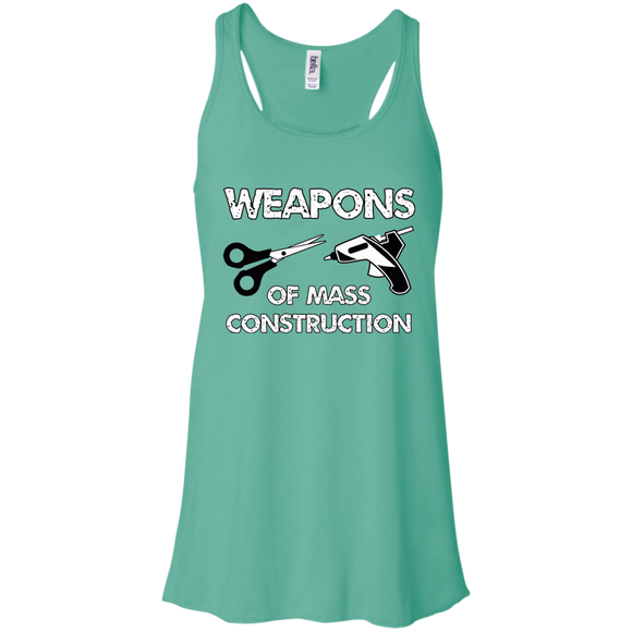 Weapons of Mass Construction Flowy Racerback Tank