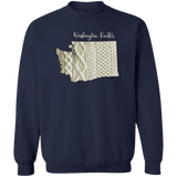 Washington Knitter Crewneck Pullover Sweatshirt
