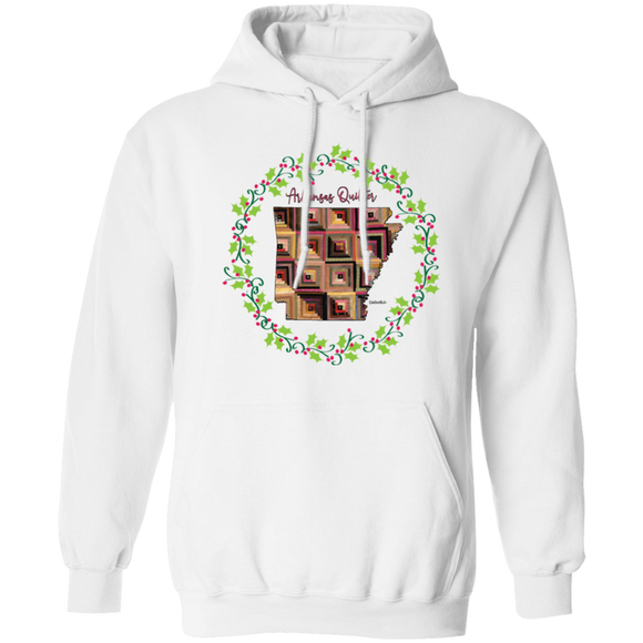 Arkansas Quilter Christmas Pullover Hoodie