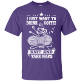 Coffee-Knit-Nap Custom Ultra Cotton T-Shirt - Crafter4Life - 9