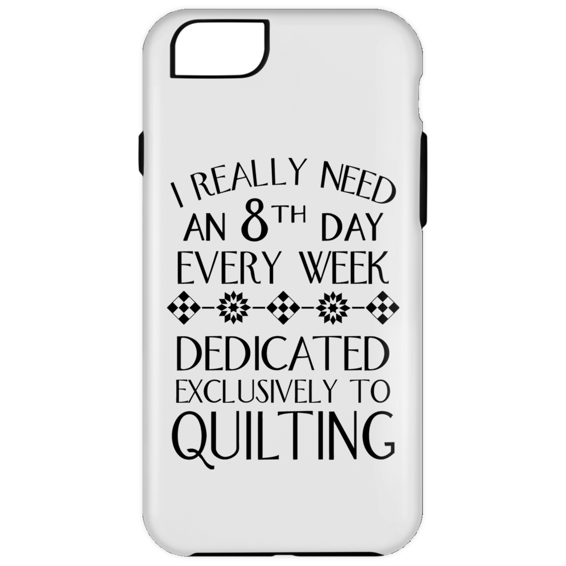 8th Day For Quilting iPhone Cases