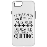 8th Day For Quilting iPhone Cases