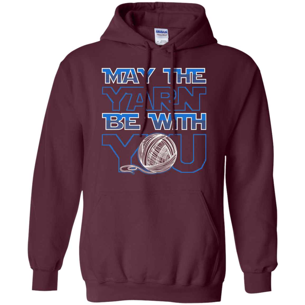 May the Yarn be with You Pullover Hoodie