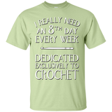 8th Day Crochet Custom Ultra Cotton T-Shirt - Crafter4Life - 8