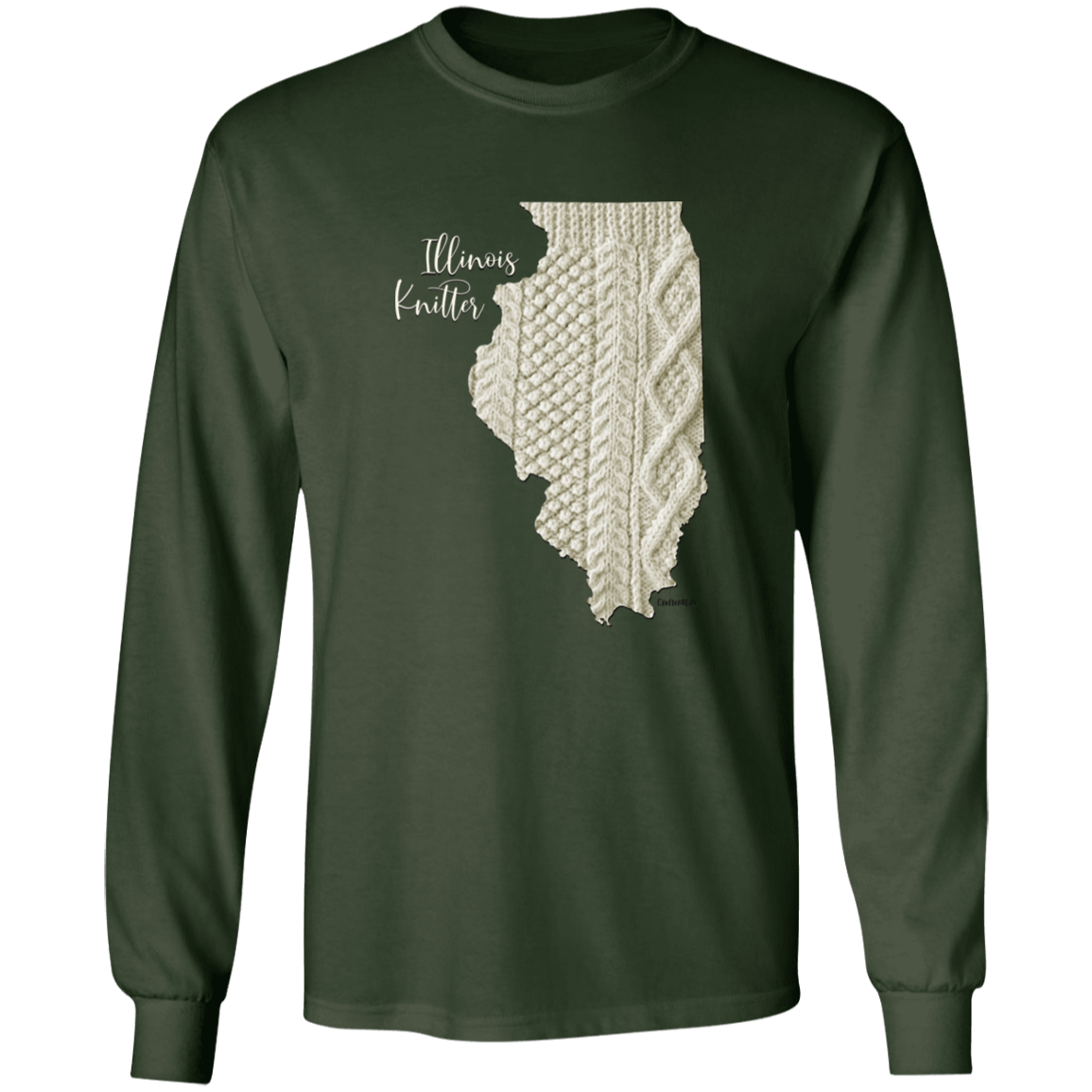 Illinois Knitter LS Ultra Cotton T-Shirt