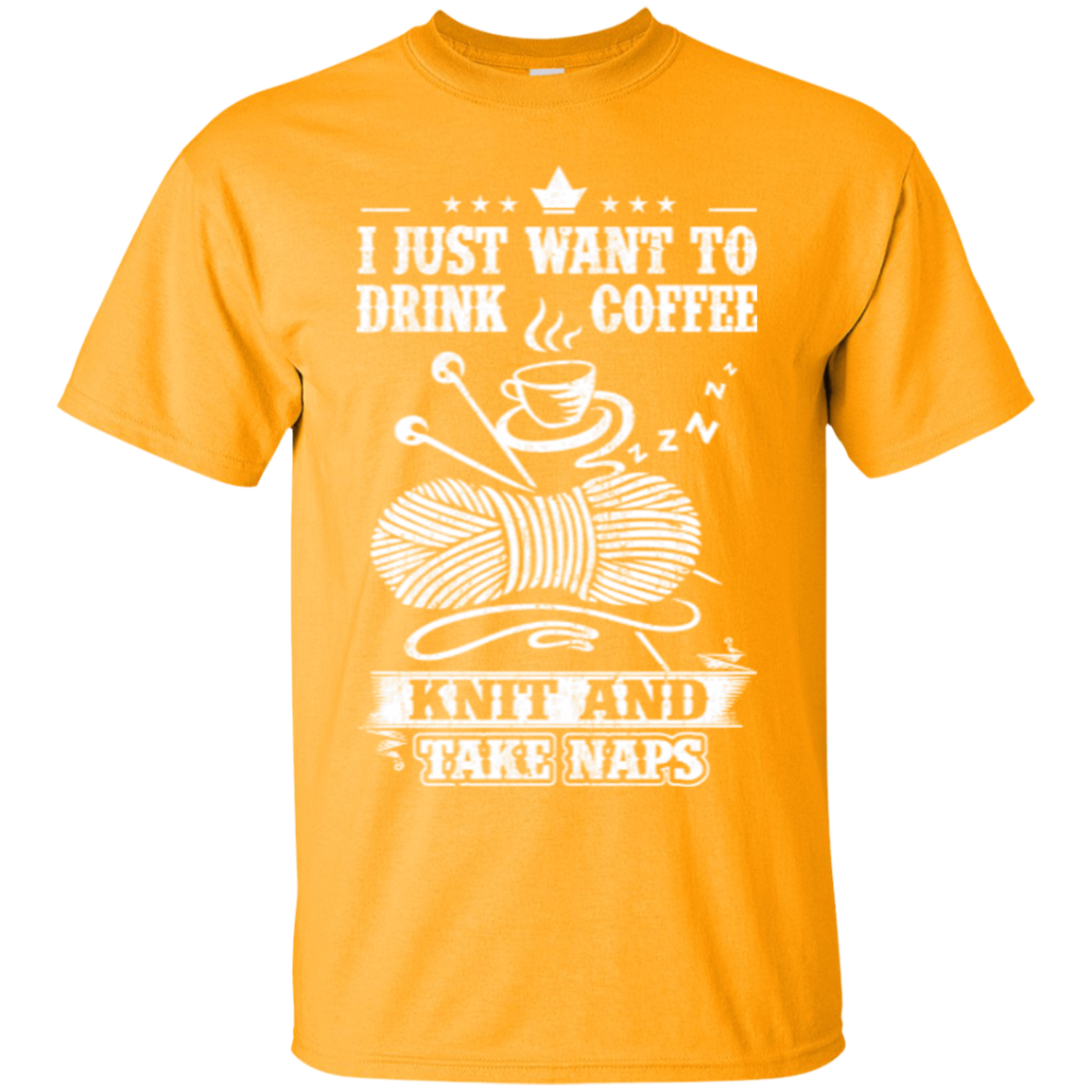 Coffee-Knit-Nap Custom Ultra Cotton T-Shirt - Crafter4Life - 4