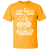 Coffee-Knit-Nap Custom Ultra Cotton T-Shirt - Crafter4Life - 4