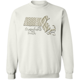 Massachusetts Knitter Crewneck Pullover Sweatshirt