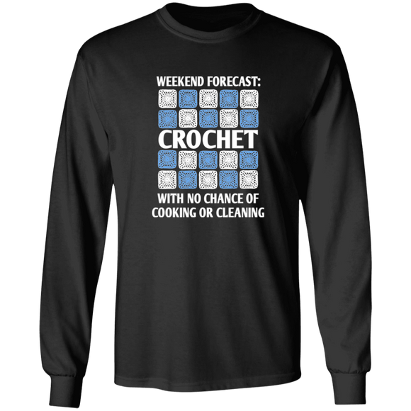 Weekend Forecast Crochet Long Sleeve T-Shirt