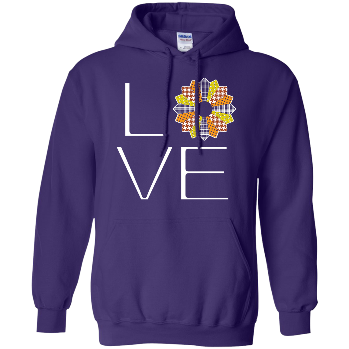 LOVE Quilting (Fall Colors) Pullover Hoodies - Crafter4Life - 4