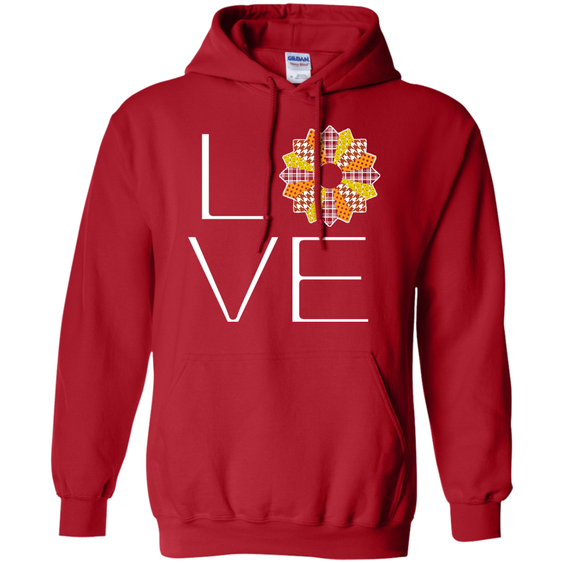 LOVE Quilting (Fall Colors) Pullover Hoodies - Crafter4Life - 5