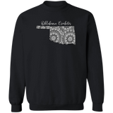 Oklahoma Crocheter Crewneck Pullover Sweatshirt