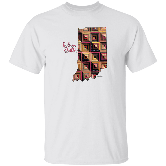 Indiana Quilter T-Shirt, Gift for Quilting Friends and Family
