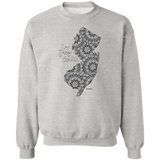 New Jersey Crocheter Crewneck Pullover Sweatshirt
