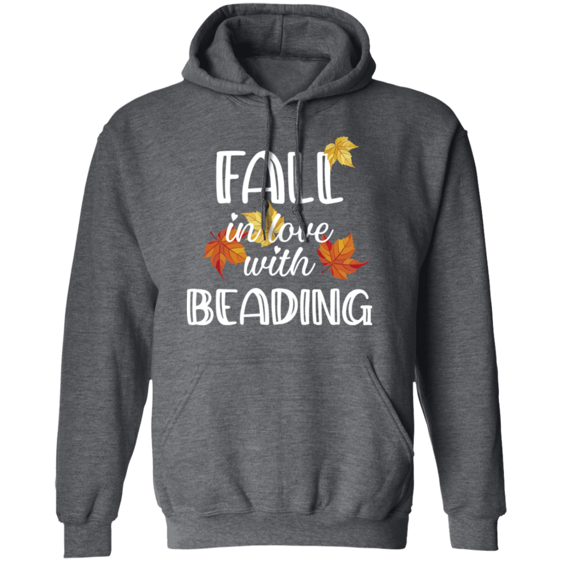 Fall in Love with Beading Pullover Hoodie
