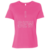 I Sew Ladies Relaxed Jersey Short-Sleeve T-Shirt