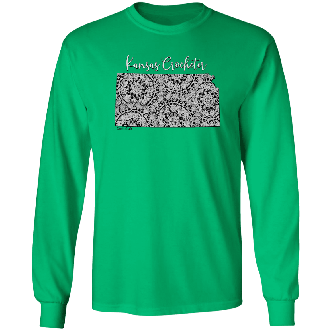 Kansas Crocheter LS Ultra Cotton T-Shirt