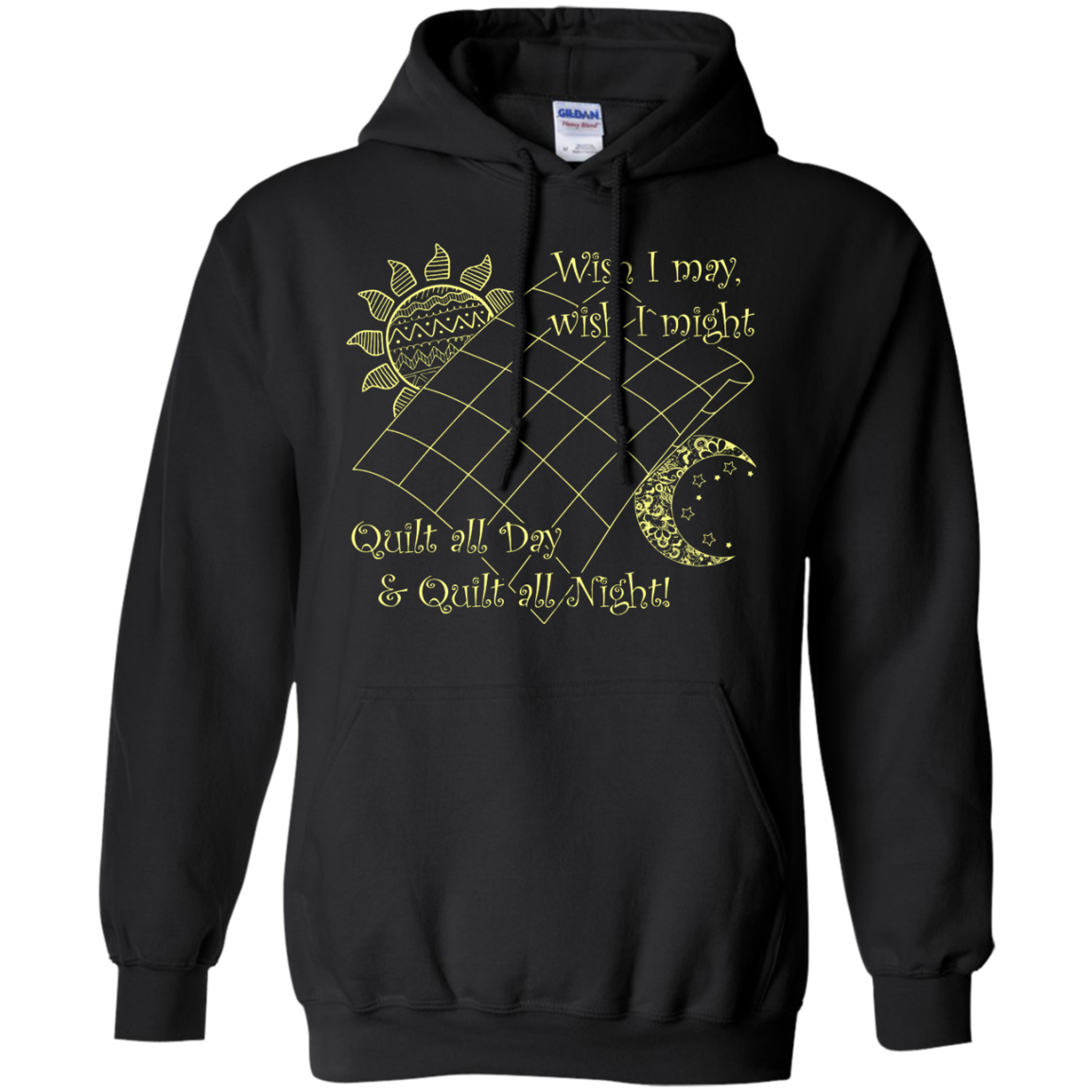 Wish I May Quilt Pullover Hoodies - Crafter4Life - 2