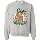 Happy Fall! Crewneck Pullover Sweatshirt