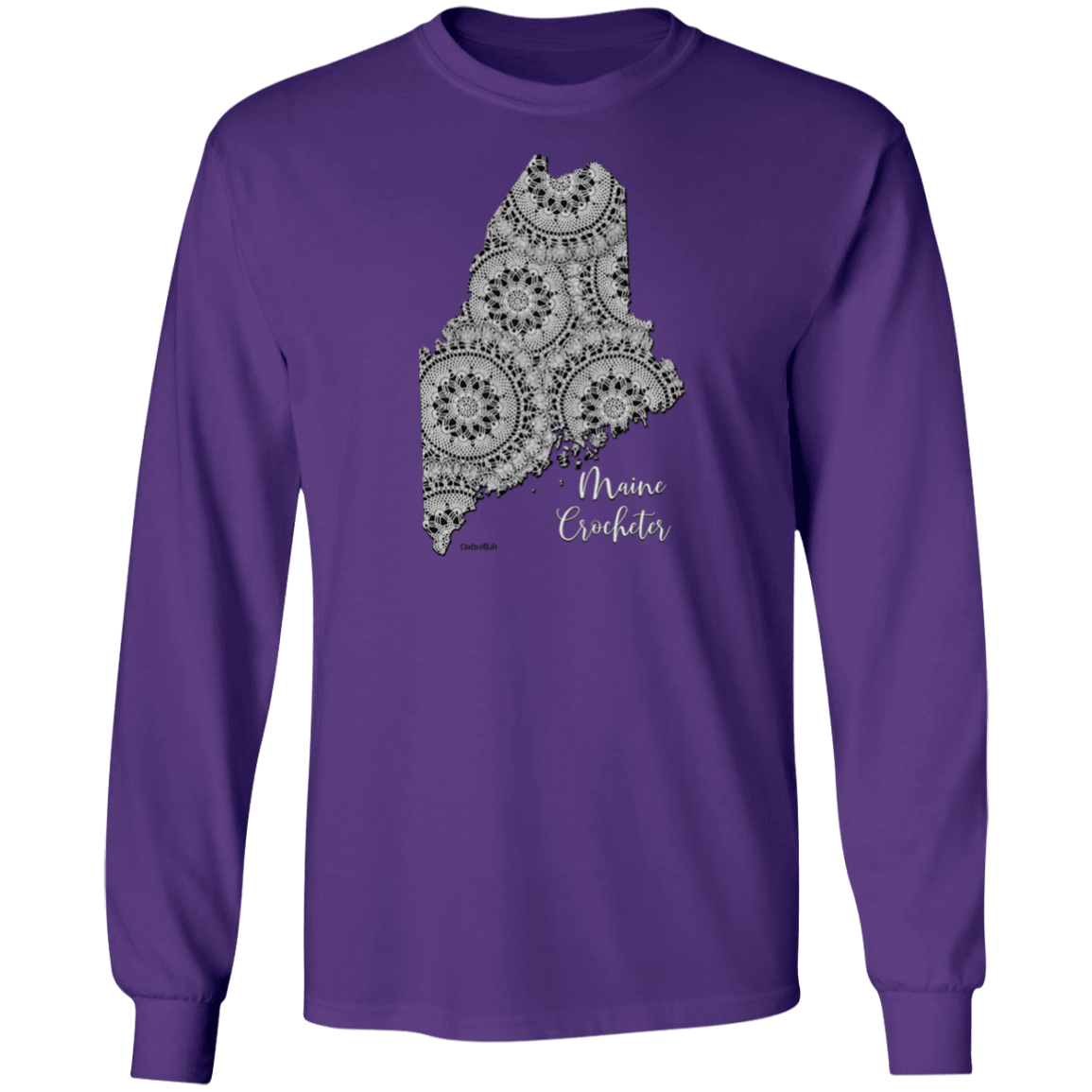Maine Crocheter LS Ultra Cotton T-Shirt
