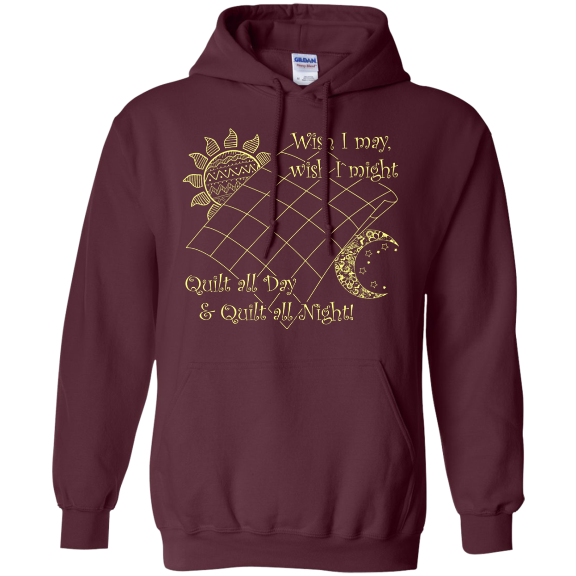 Wish I May Quilt Pullover Hoodies - Crafter4Life - 8