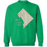 District of Columbia Knitter Crewneck Pullover Sweatshirt