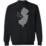 New Jersey Crocheter Crewneck Pullover Sweatshirt