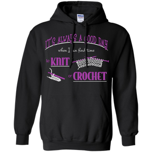Good Day to Knit or Crochet Hoodies - Crafter4Life - 1