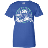 Time for Beading Ladies Custom 100% Cotton T-Shirt - Crafter4Life - 12