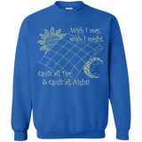Wish I May Quilt Crewneck Sweatshirts - Crafter4Life - 6
