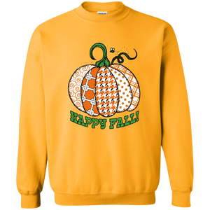 Happy Fall! Crewneck Pullover Sweatshirt