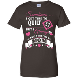 Time-Quilt-Mom Ladies Custom 100% Cotton T-Shirt - Crafter4Life - 4