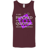 Quilting Seldom Unravels Cotton Tank Top