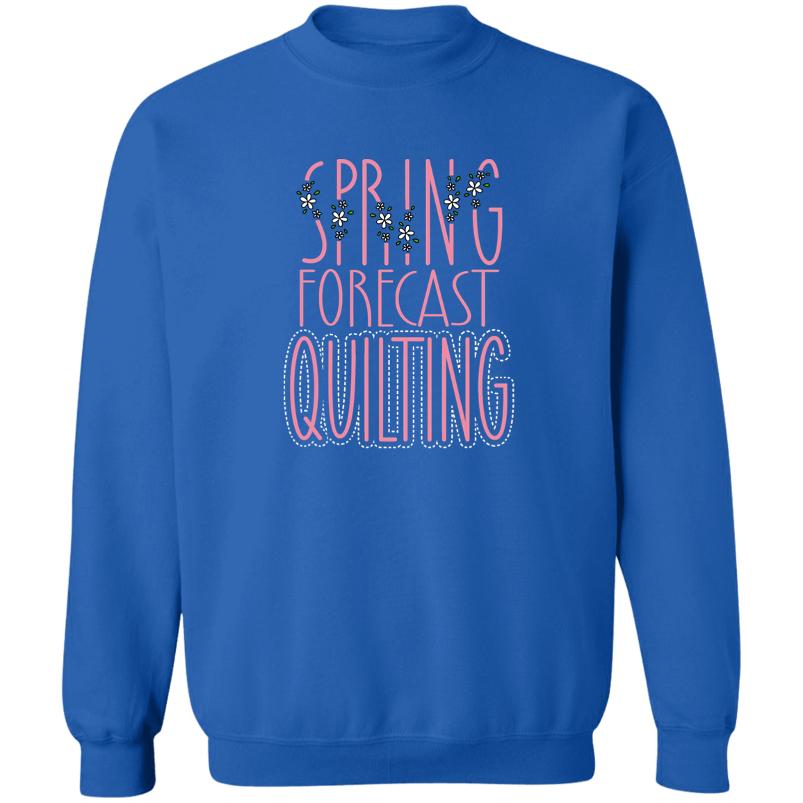 Spring Forecast Quilting Sweatshirt