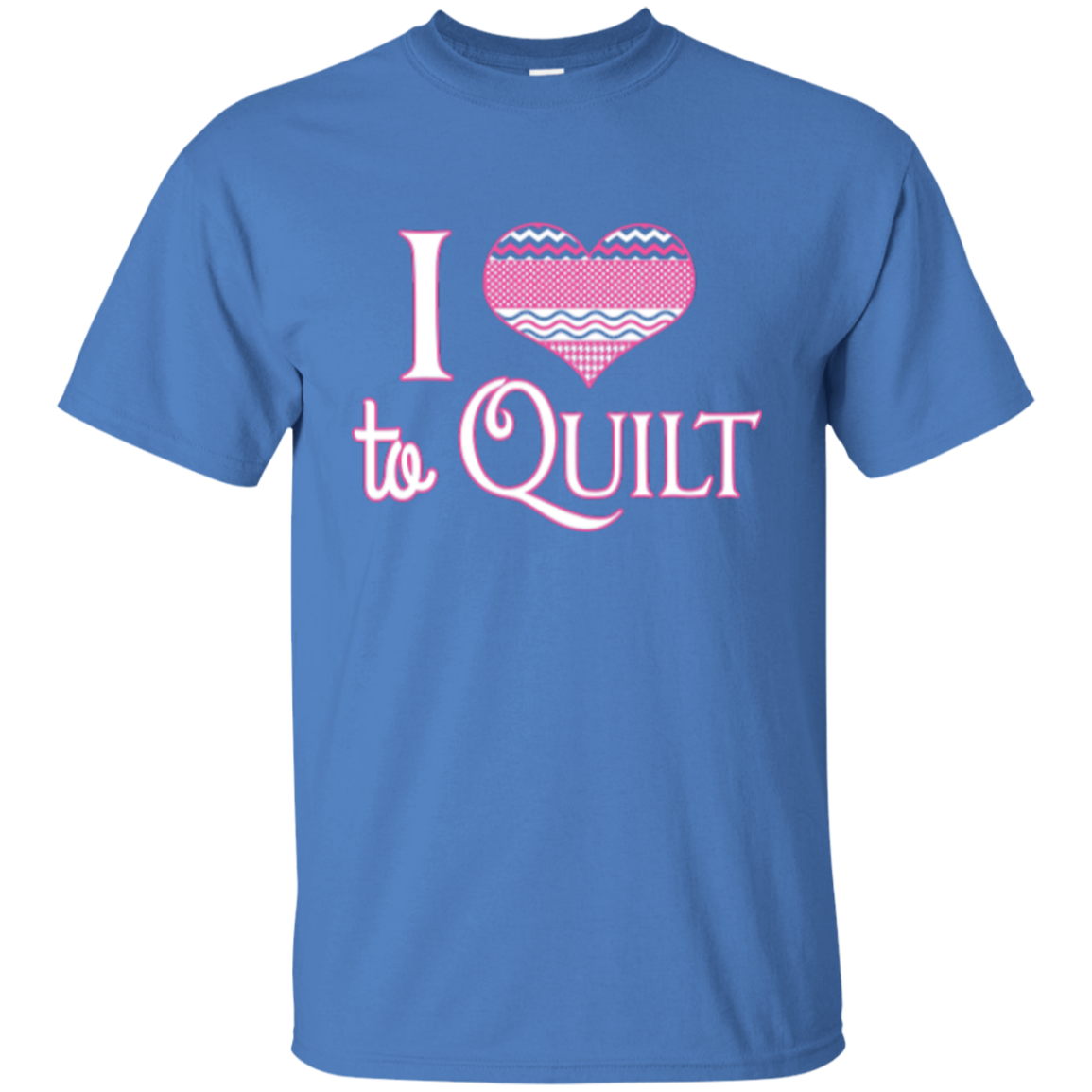I Heart to Quilt Custom Ultra Cotton T-Shirt - Crafter4Life - 5