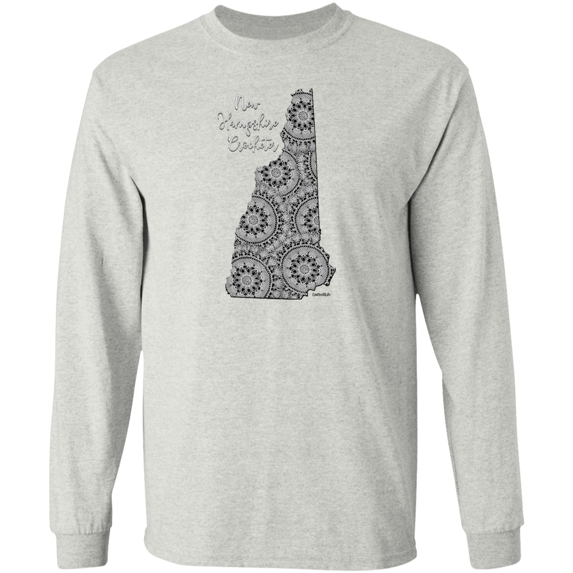 New Hampshire Crocheter LS Ultra Cotton T-Shirt