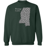 Mississippi Crocheter Crewneck Pullover Sweatshirt