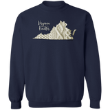 Virginia Knitter Crewneck Pullover Sweatshirt