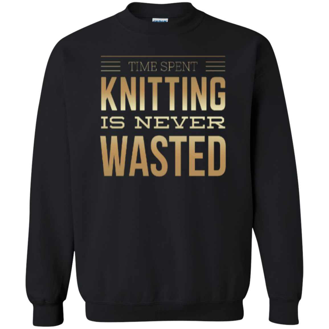 Time Spent Knitting Crewneck Sweatshirt - Crafter4Life - 2