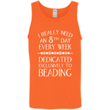 8th Day For Beading Cotton Tank Top